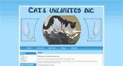 Desktop Screenshot of catsunlimitedinc.com